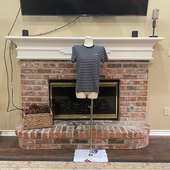 Hollister navy blue and white striped tee with logo / XS / Excellent condition - Picture 3 of 13